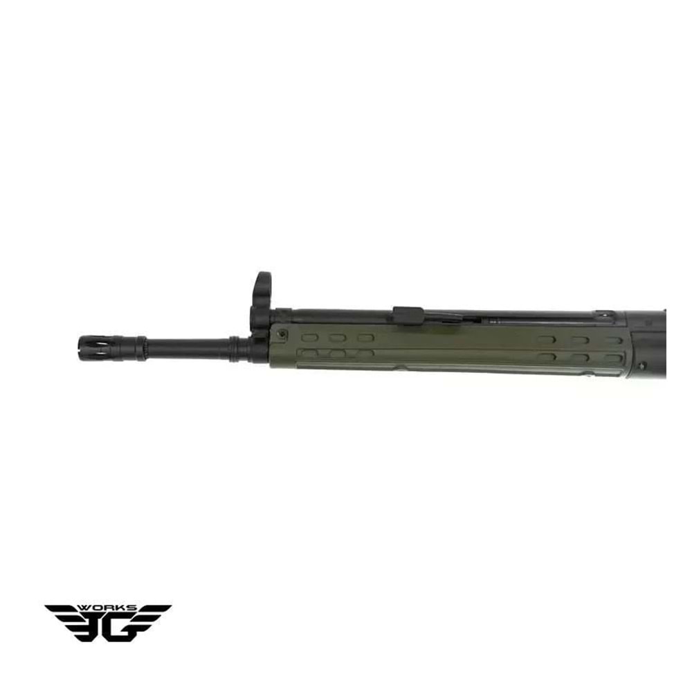 JG T3-K3 G3 Full Size Airsoft AEG Sniper Tüfek - OD Yeşil