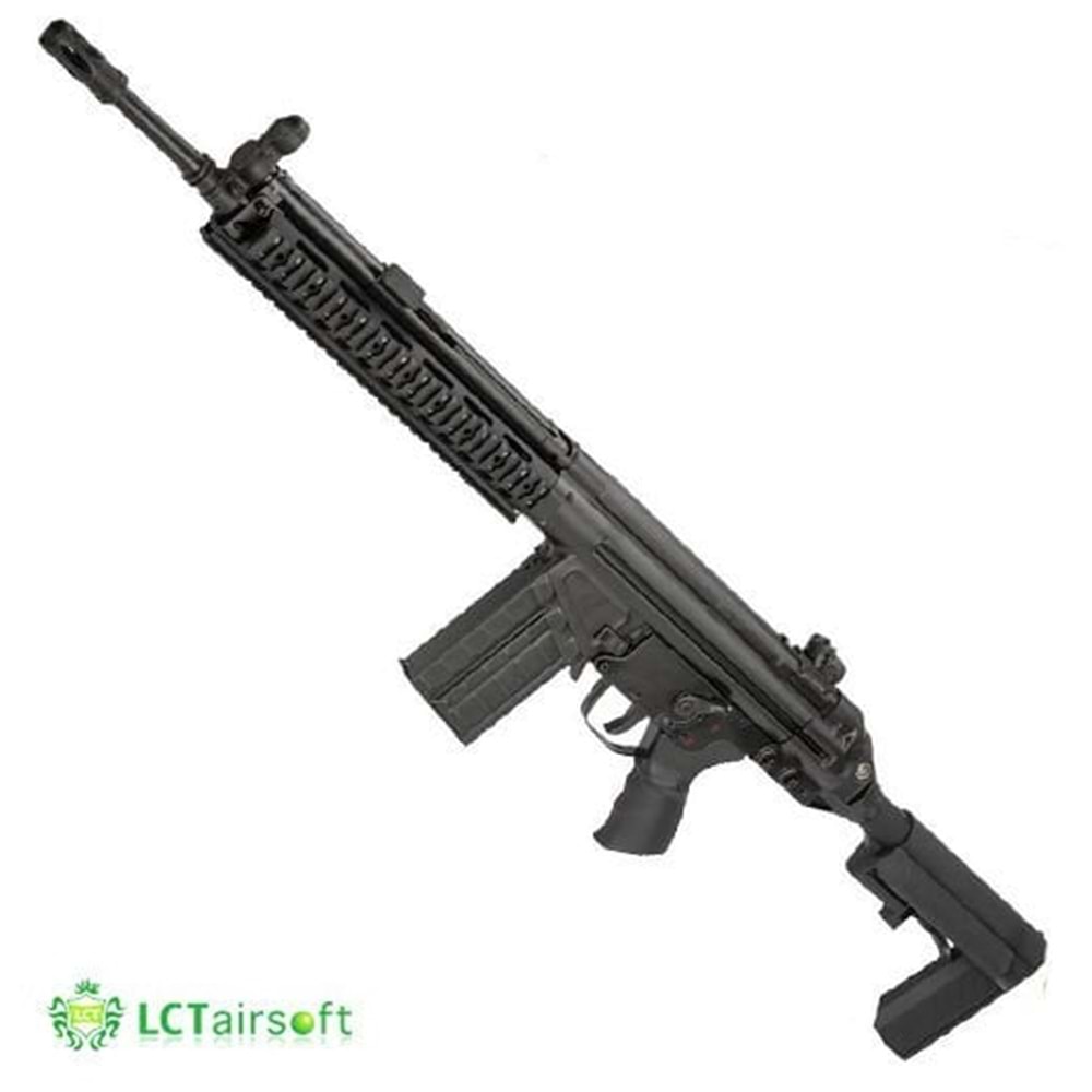 LCT G3 AR RIS Kundaklı AEG Airsoft Tüfek - Siyah