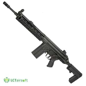 LCT G3 AR RIS Kundaklı AEG Airsoft Tüfek - Siyah