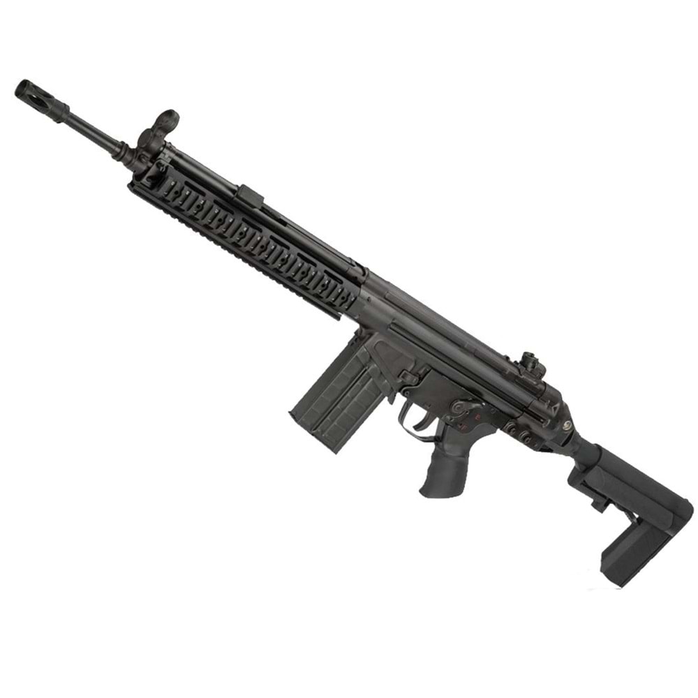 LCT G3 AR RIS Kundaklı AEG Airsoft Tüfek - Siyah