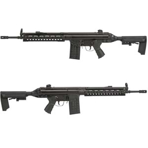 LCT G3 AR RIS Kundaklı AEG Airsoft Tüfek - Siyah