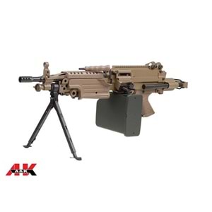 A&K FN Licensed M249 Para Hafif Makinalı AEG Airsoft Tüfek - TAN