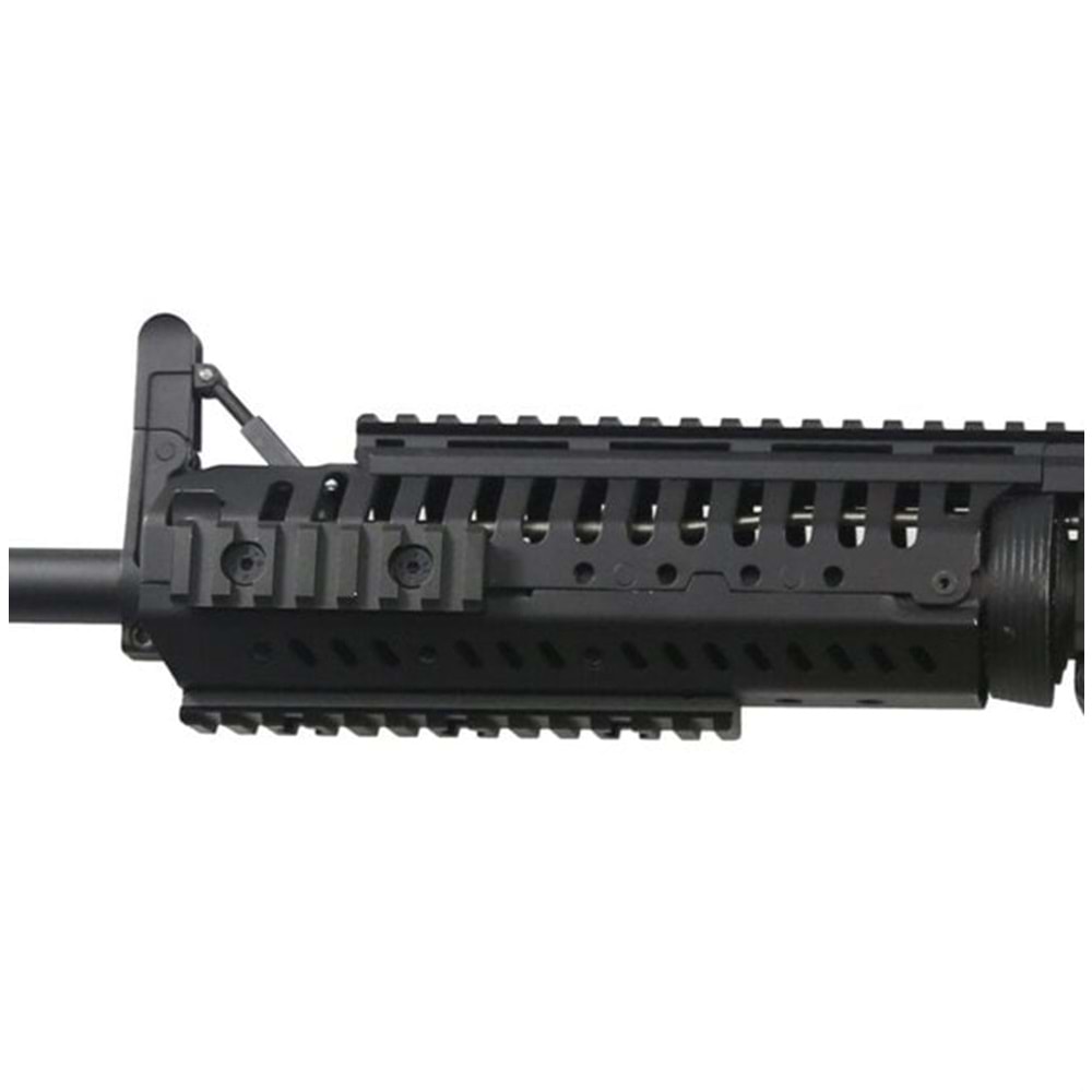 AK 13.5'' VLTOR Style CASV M4 Carbine AEG Airsoft Tüfek - Siyah