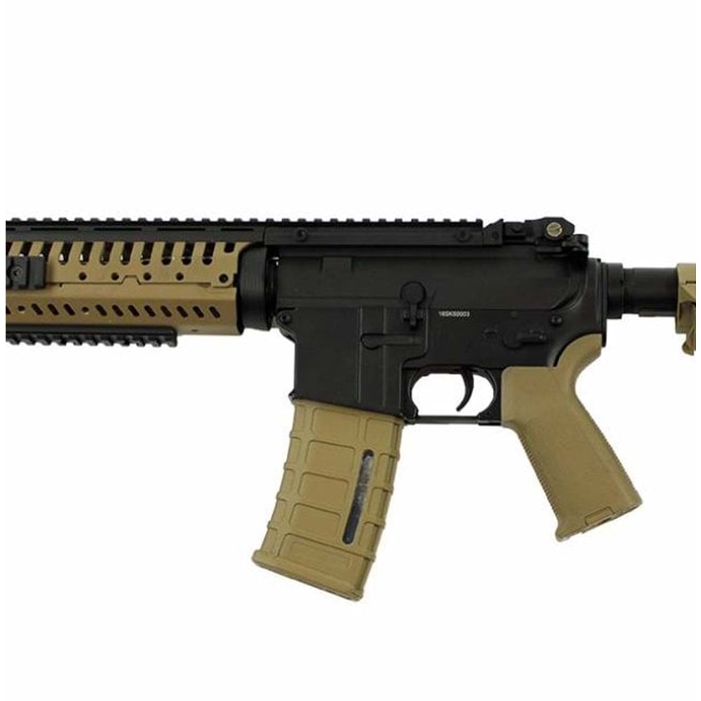 AK 13.5'' VLTOR Style CASV M4 Carbine AEG Airsoft Tüfek - Tan