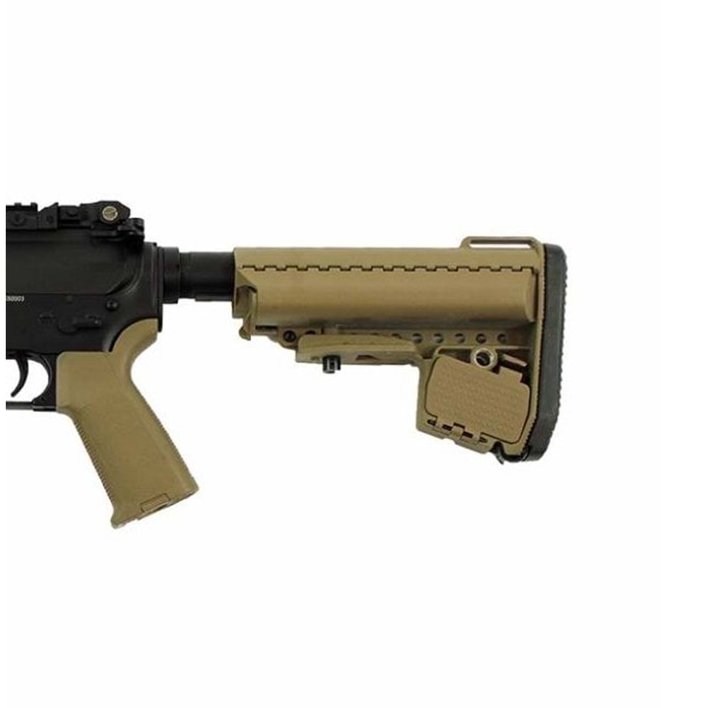 AK 13.5'' VLTOR Style CASV M4 Carbine AEG Airsoft Tüfek - Tan