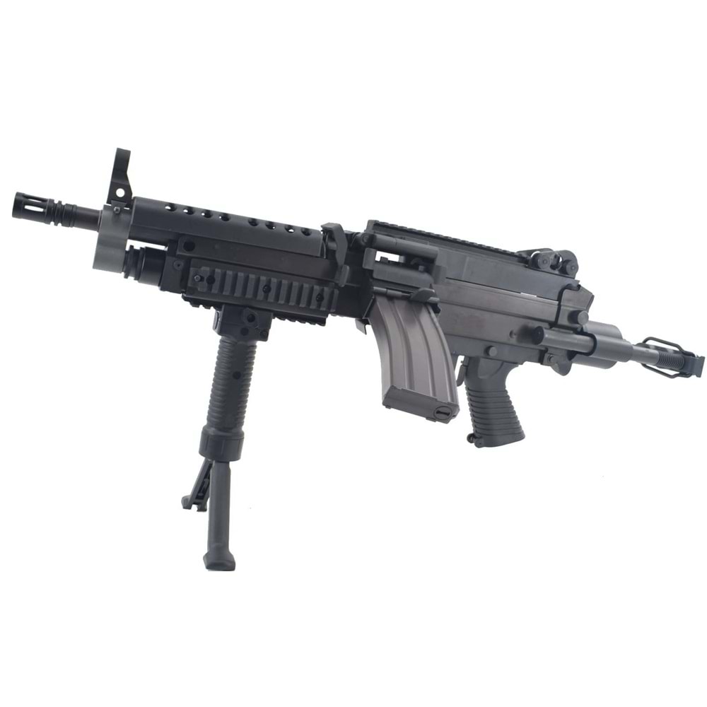 A&K T8 SPS M249K AEG LMG Air Rifle- Lightweight version Airsoft Tüfek