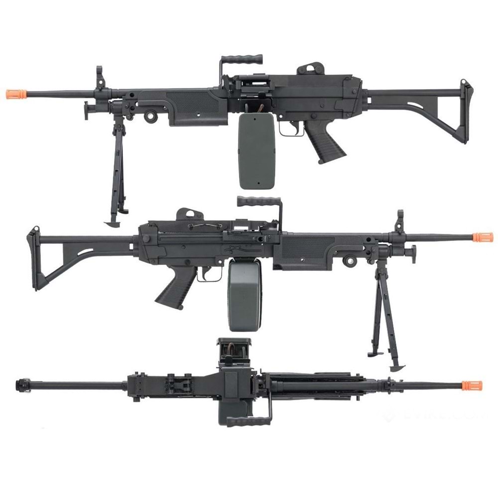 A&K FN Licensed ''Middleweight'' M249 Airsoft Machine Gun (MK I /Black)
