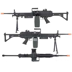 A&K FN Licensed ''Middleweight'' M249 Airsoft Machine Gun (MK I /Black)