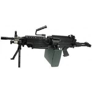 FN Lisanslı M249 PARA FULLMELTAL SIYAH Airsoft Makinalı AEG