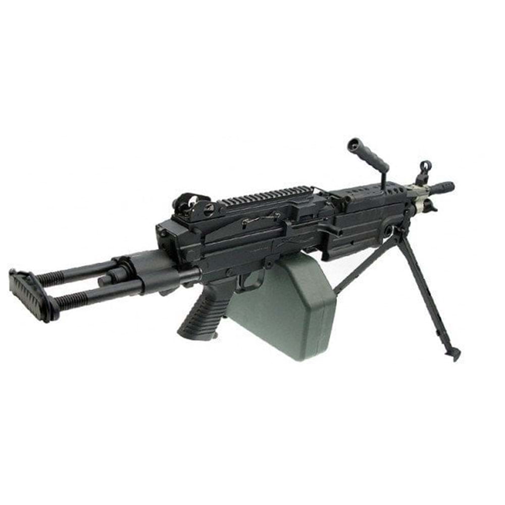 FN Lisanslı M249 PARA FULLMELTAL SIYAH Airsoft Makinalı AEG