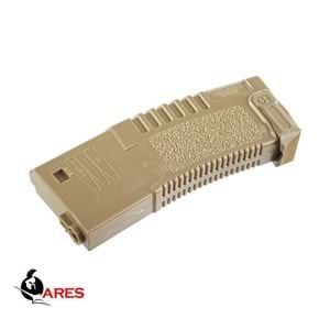 Ares AMOEBA M4/M16 AEG TÜFEKLER İÇİN ''S CLASS'' 140BB Airsoft Şajör - Çöl Rengi