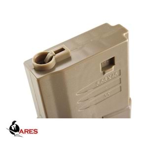 Ares AMOEBA M4/M16 AEG TÜFEKLER İÇİN ''S CLASS'' 140BB Airsoft Şajör - Çöl Rengi