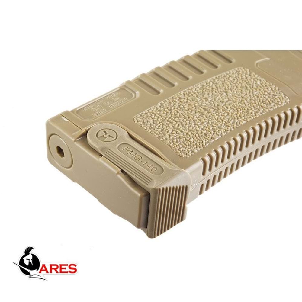 Ares AMOEBA M4/M16 AEG TÜFEKLER İÇİN ''S CLASS'' 140BB Airsoft Şajör - Çöl Rengi