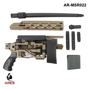 ARES MSR303 SPRING SNIPER AIRSOFT TÜFEĞİ BOLT ACTION TAN - ÇÖL RENGI