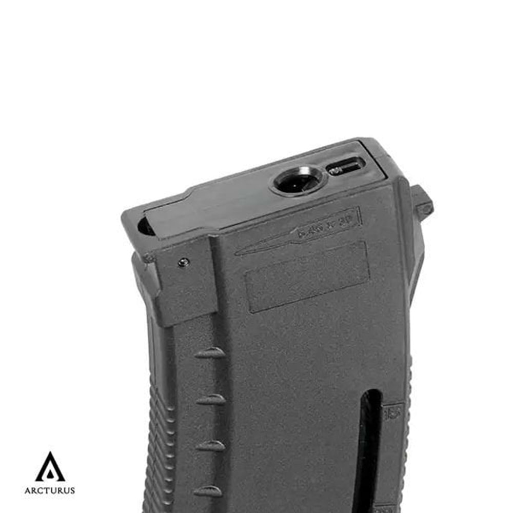 ARCTURUS AK47 AK74 130BB Kapasite Göstergeli Polimer Airsoft Şarjör