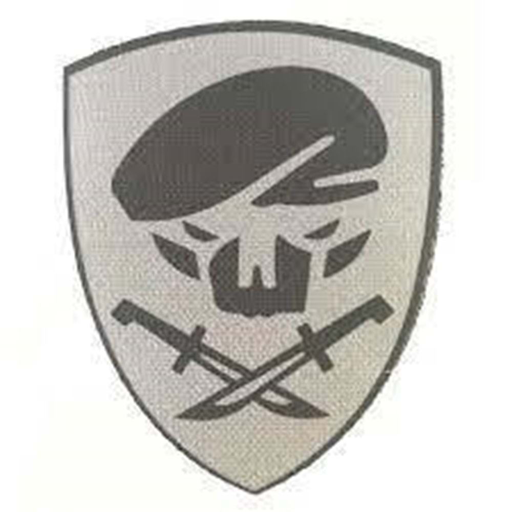 KOMANDO BASKI PATCH ARMA - GRI
