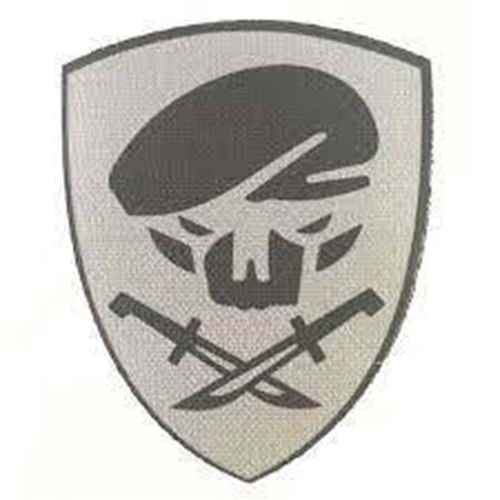 KOMANDO BASKI PATCH ARMA - GRI