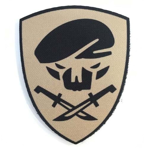 KOMANDO BASKI PATCH ARMA - TAN