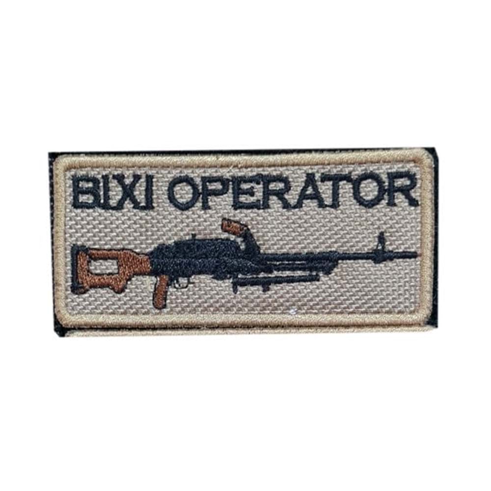 BIXI OPERATOR PATCH- KREM-SİYAH-KAHVE