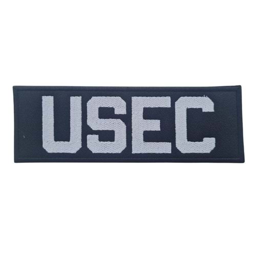 USEC TACTICAL PATCH ÇANTA TİPİ-SİYAH-BEYAZ
