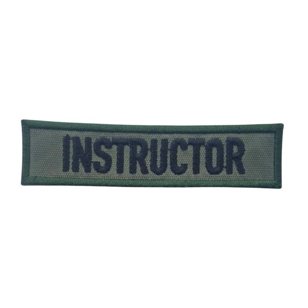 INSTRUCTOR TACTICAL PATCH -YEŞİL