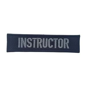 INSTRUCTOR TACTICAL PATCH -SİYAH-GRİ