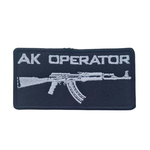 AK OPERATOR TACTICAL PATCH -SİYAH-BEYAZ