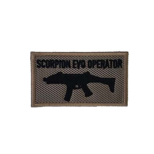 SCORPION EVO OPERATOR Çöl Rengi Siyah PATCH