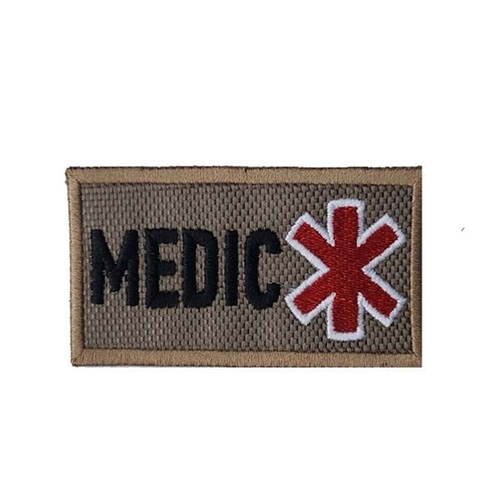 MEDX MEDIKAL TAKTIK PATCH - ÇÖL RENGI