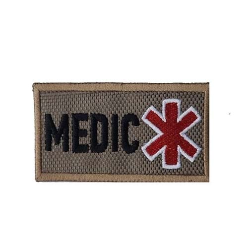 MEDX MEDIKAL TAKTIK PATCH - ÇÖL RENGI