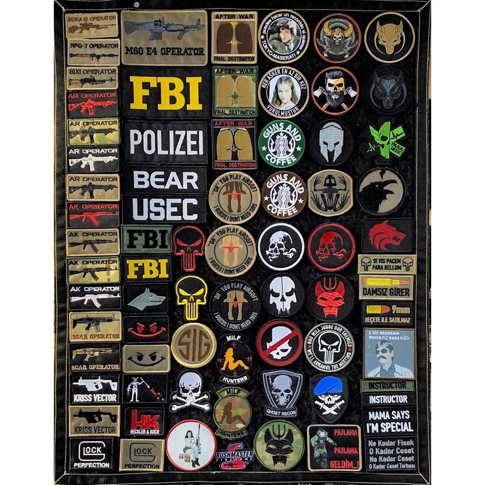 MEDX MEDIKAL TAKTIK PATCH - ÇÖL RENGI