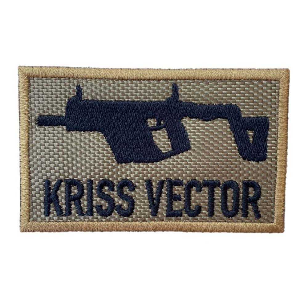KRISS VECTOR PATCH - TAN SIYAH