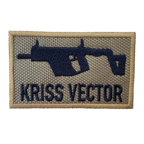 KRISS VECTOR PATCH - TAN SIYAH