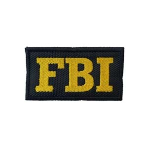 FBI PATCH KUCUK - SARI SIYAH