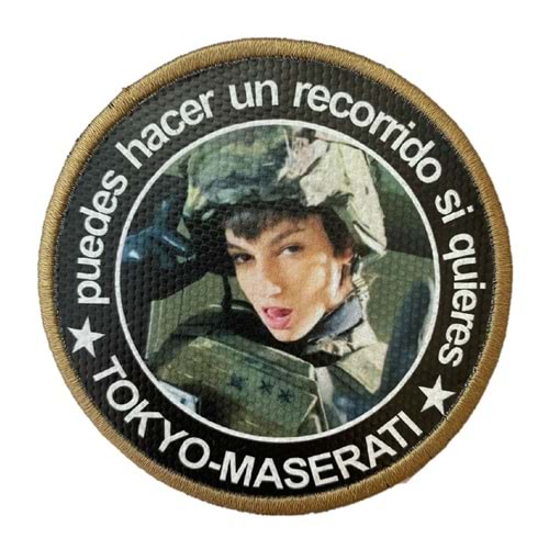 LA CASA DE PAPEL TOKYO PATCH - RENKLI