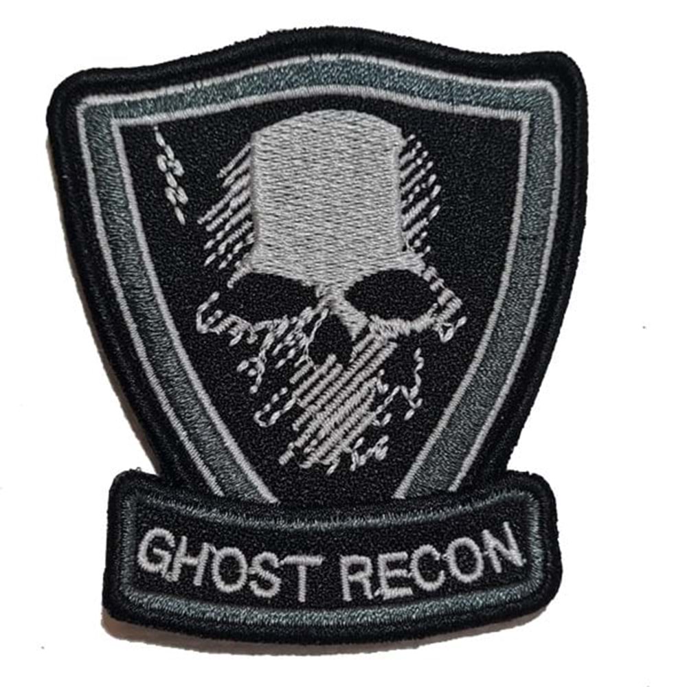 GHOST RECON PATCH - SİYAH-BEYAZ