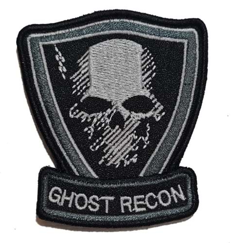 GHOST RECON PATCH - SİYAH-BEYAZ