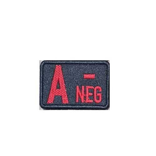 A NEGATIF KAN GRUBU PATCH - SİYAH-KIRMIZI PATCH
