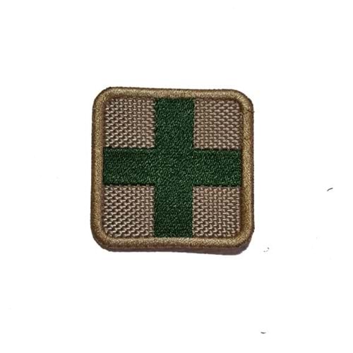 MEDIC İLK YARDIM PATCH - KAHVERENGİ - YEŞİL