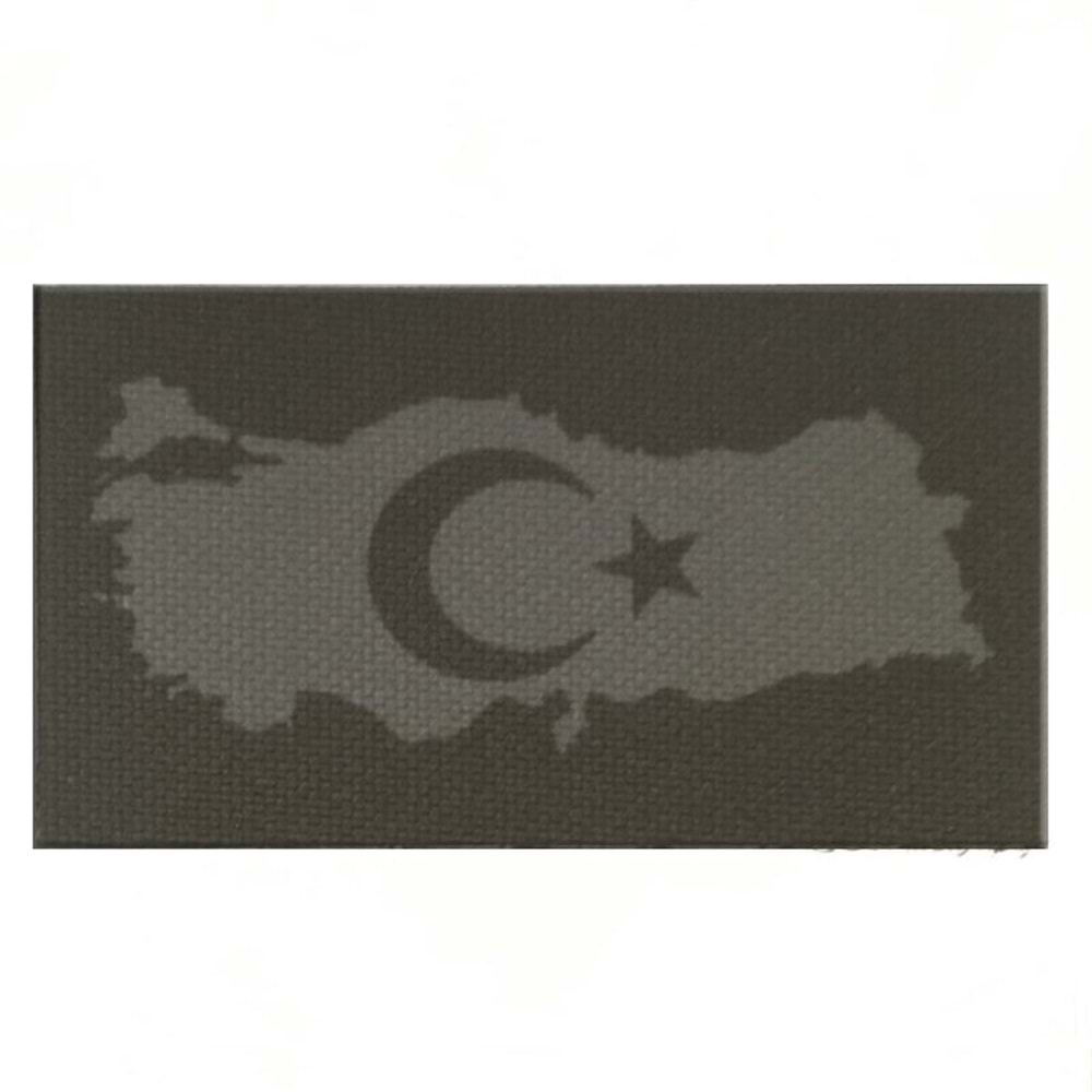 TURKIYE HARITA PATCH ARMA - SIYAH