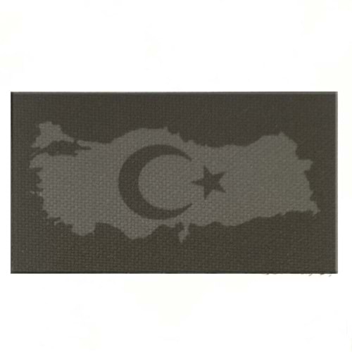 TURKIYE HARITA PATCH ARMA - SIYAH