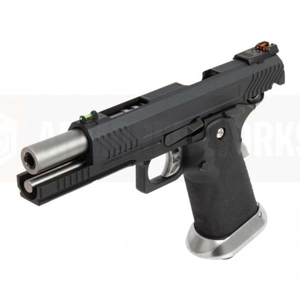 AW Hi-Capa Competition Grade - Full Metal, Siyah GBB Airsoft Tabanca