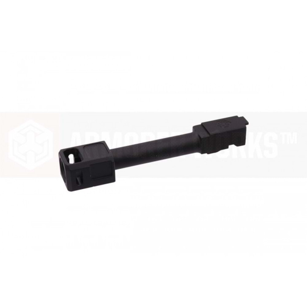AW, WE Glock Kompensatör + Dış Namlu Kiti (COMPACT / MODEL 2 / SİYAH)
