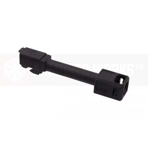 AW, WE Glock Kompensatör + Dış Namlu Kiti (COMPACT / MODEL 2 / SİYAH)