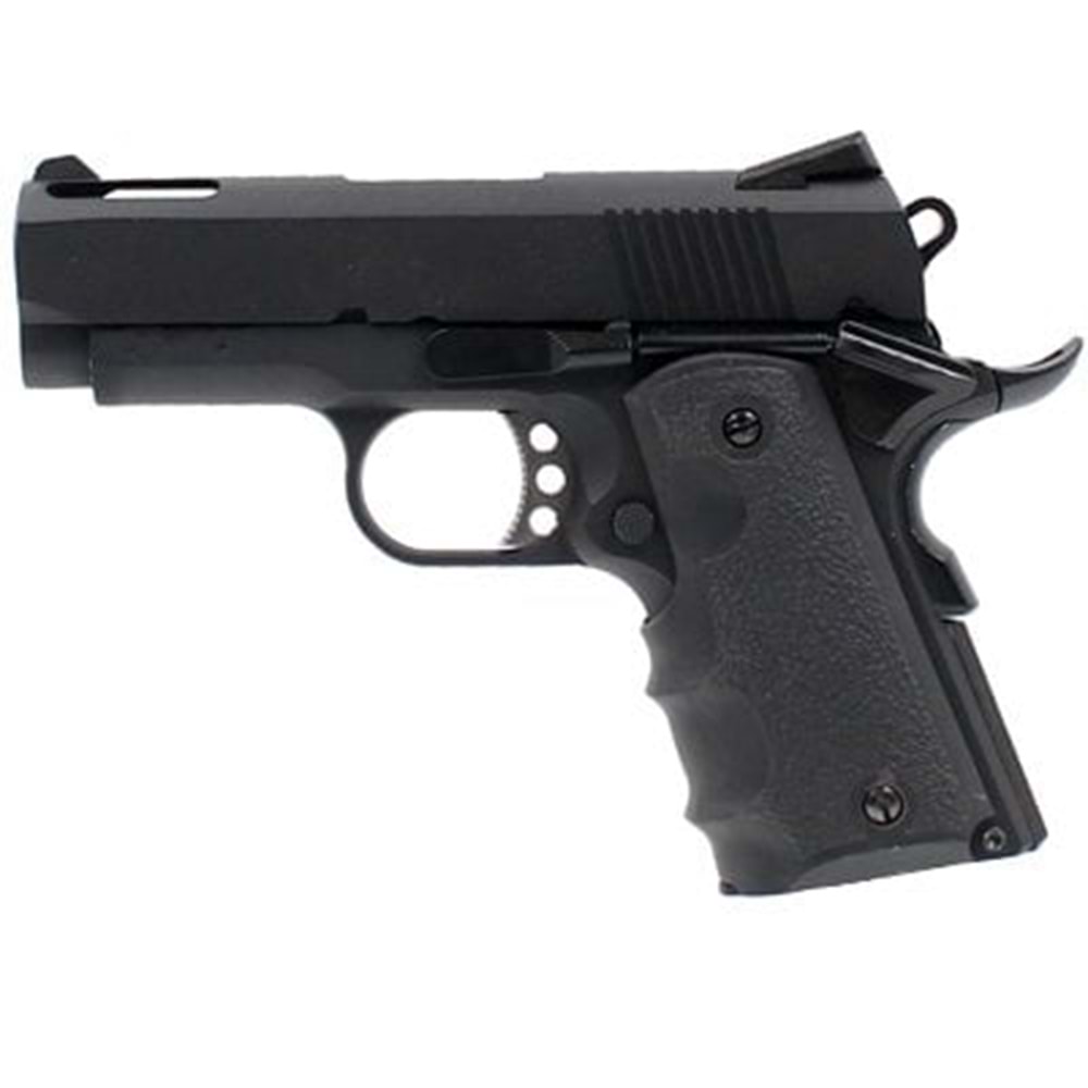 AW COLT 1911 COMPACT BLACK Full Metal Airsoft GBB Tabanca NE1002