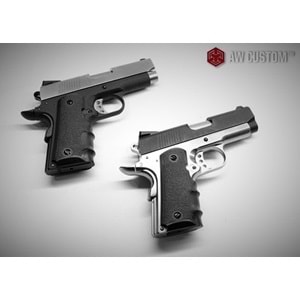 AW COLT 1911 COMPACT Silver Slide Full Metal Airsoft GBB Tabanca NE1003