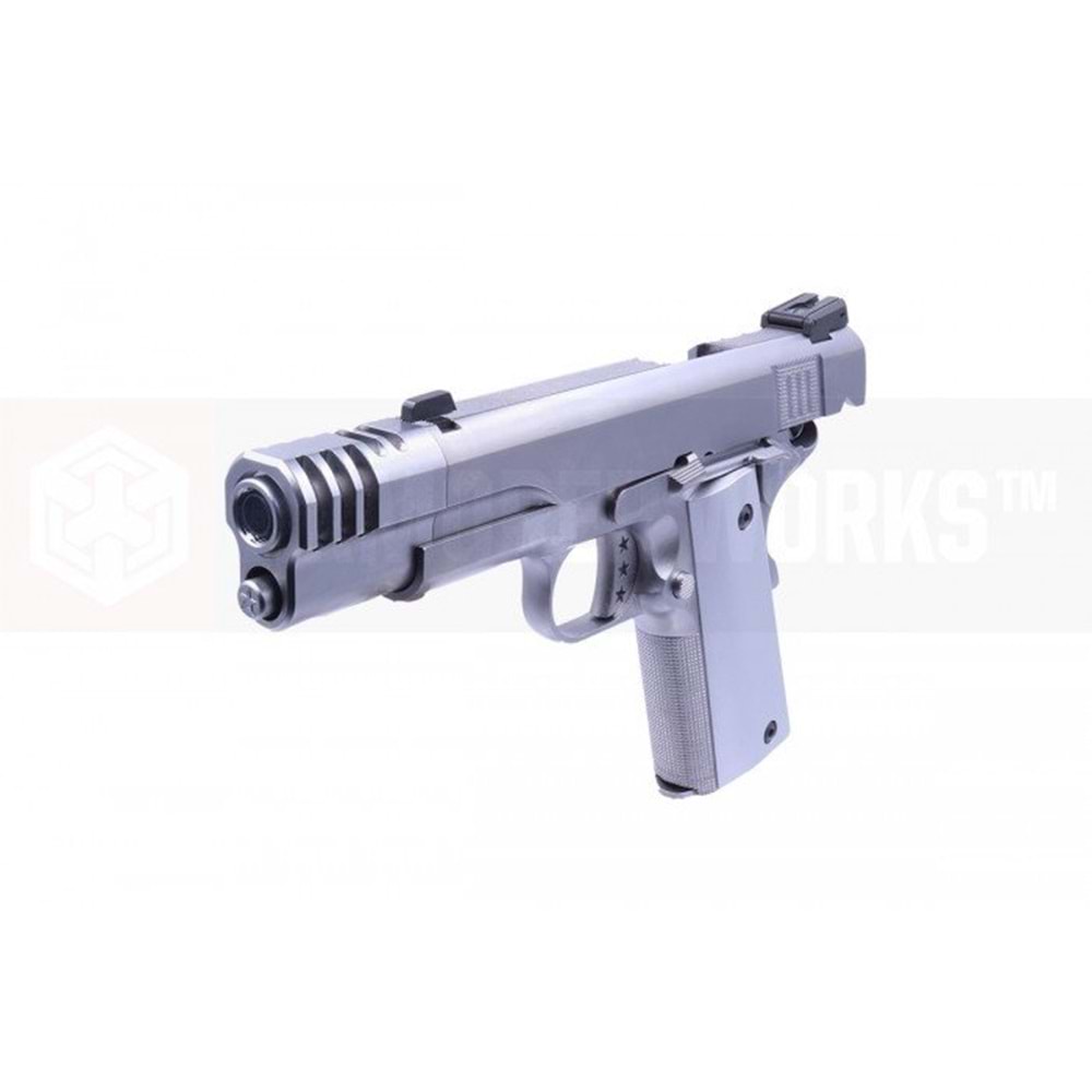 AW COLT M1911 Compensator White Airsoft GBB Tabanca NE3101