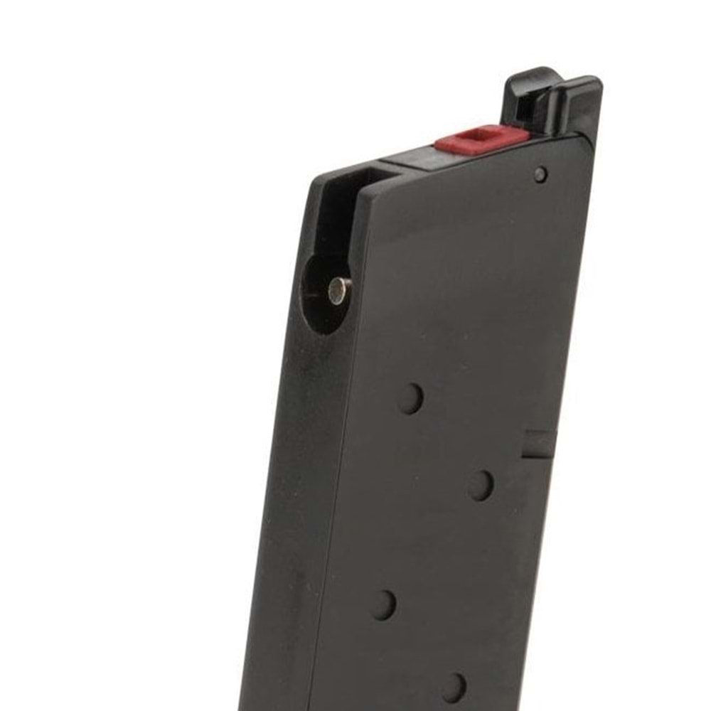AW COLT 1911 Compact Tek Sıra Kısa Tip Airsoft GBB Şarjör - Siyah