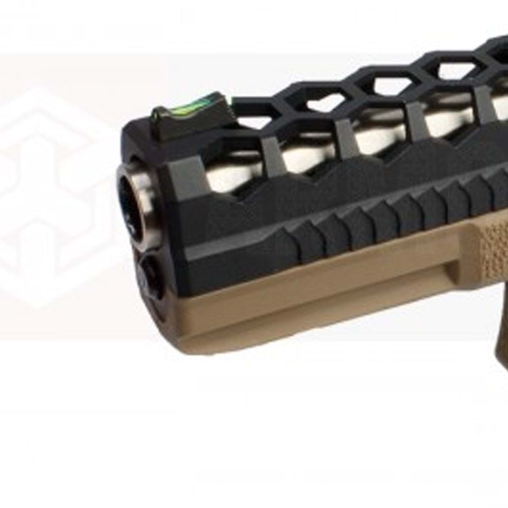 AW VX0111 GLOCK17 G17 HexCut GBB Airsoft Tabanca - Tan - Siyah