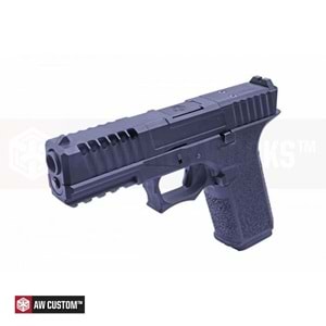 AW Glock17 MOS ZEV Tipi Reddot Yuvalı SIYAH Airsoft GBB Tabanca